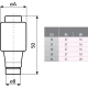 WKŁADKA TOPIKOWA ETI-D3/35A 35 A 500 V DZ/gF E33 ETI