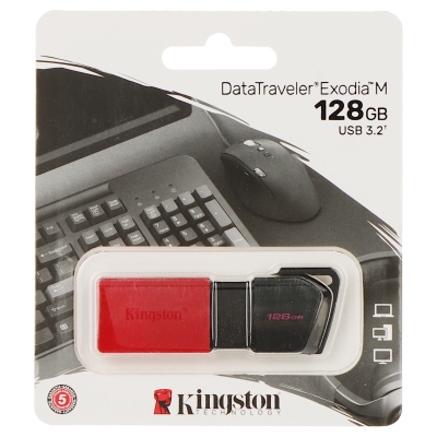 PENDRIVE FD-128/DTXM-KINGSTON 128 GB USB 3.2 Gen 1
