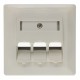 GNIAZDO MODULARNE KEYSTONE GA-3FX/PT