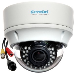 KAMERA WANDALOODPORNA IP GT-CI31D3-28Z - 3.0 Mpx 2.8 ... 12 mm - MOTOZOOM GEMINI TECHNOLOGY
