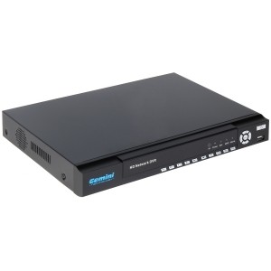 REJESTRATOR AHD, HD-CVI, HD-TVI, CVBS, TCP/IP GT-DX42-4H4F 4 KANAŁY GEMINI TECHNOLOGY