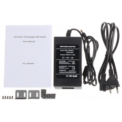 SWITCH POE GTS-A1-06-42 4-PORTOWY