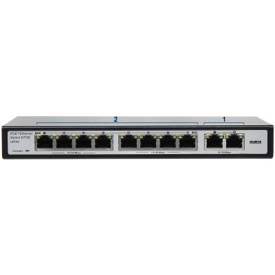 SWITCH POE GTS-A1-10-82 8-PORTOWY