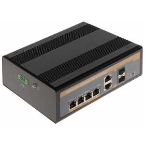 SWITCH PRZEMYSŁOWY POE GTS-P1-08-4G2G 6-PORTOWY + 2 x SFP