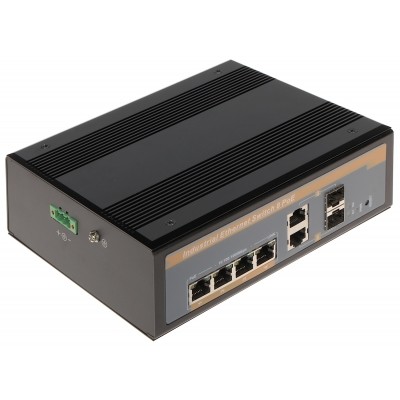 SWITCH PRZEMYSŁOWY POE GTS-P1-08-4G2G 6-PORTOWY + 2 x SFP