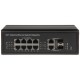 SWITCH PRZEMYSŁOWY POE GTS-P1-10-8G2G 10-PORTOWY + 2 x SFP