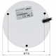 KAMERA WANDALOODPORNA AHD, HD-CVI, HD-TVI, PAL HAC-HDBW1500E-0280B - 4.7 Mpx 2.8 mm DAHUA