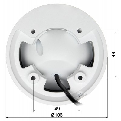KAMERA WANDALOODPORNA AHD, HD-CVI, HD-TVI, PAL HAC-HDW1200EM-A-POC-0280B - 1080p 2.8 mm DAHUA