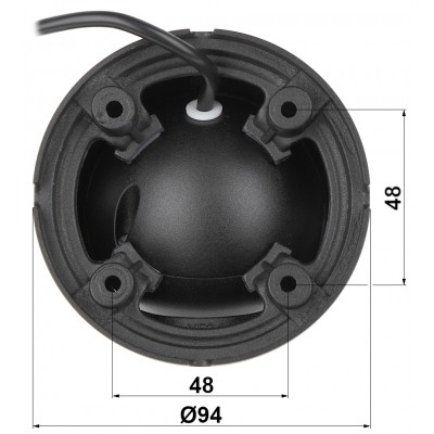 KAMERA AHD, HD-CVI, HD-TVI, CVBS HAC-HDW1200M-0280B-S4-BLACK - 1080p 2.8 mm DAHUA