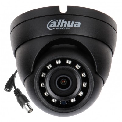 KAMERA AHD, HD-CVI, HD-TVI, CVBS HAC-HDW1200M-0280B-S4-BLACK - 1080p 2.8 mm DAHUA