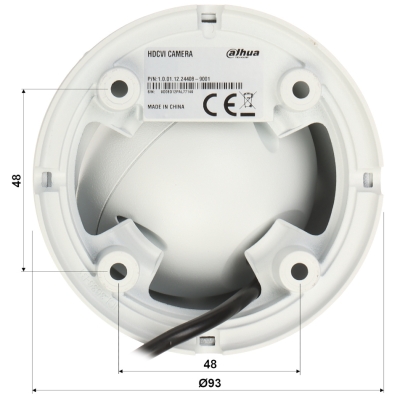 KAMERA AHD, HD-CVI, HD-TVI, PAL HAC-HDW1200TLM-0280B-S6 - 1080p 2.8 mm DAHUA