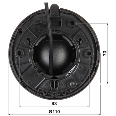 KAMERA AHD, HD-CVI, HD-TVI, PAL HAC-HDW1200TLMQ-0280B-BLACK-S5 - 1080p 2.8 mm DAHUA