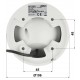 KAMERA AHD, HD-CVI, HD-TVI, CVBS HAC-HDW1239T-A-LED-0360B Full-Color - 1080p 3.6 mm DAHUA
