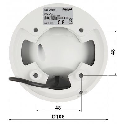 KAMERA AHD, HD-CVI, HD-TVI, CVBS HAC-HDW1509T-A-LED-0360B Full-Color - 5 Mpx 3.6 mm DAHUA