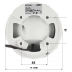 KAMERA AHD, HD-CVI, HD-TVI, CVBS HAC-HDW1509T-A-LED-0360B Full-Color - 5 Mpx 3.6 mm DAHUA