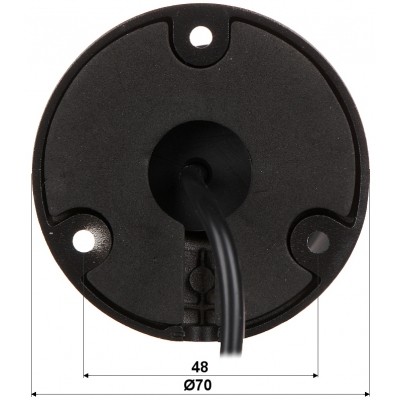 KAMERA AHD, HD-CVI, HD-TVI, PAL HAC-HFW1200T-0280B-BLACK-S5 - 1080p 2.8 mm DAHUA