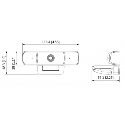 KAMERA INTERNETOWA USB HAC-UZ3-Z-A-0360B-ENG - 1080p 3.6 mm DAHUA