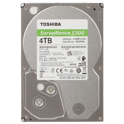 DYSK DO REJESTRATORA HDD-HDWT840UZSVA 4TB 24/7 TOSHIBA