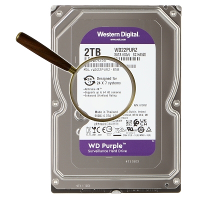 DYSK DO REJESTRATORA HDD-WD22PURZ 2TB 24/7 WESTERN DIGITAL