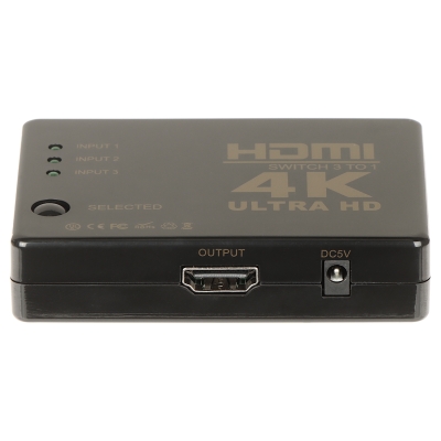 PRZEŁĄCZNIK HDMI-SW-3/1-IR-4K
