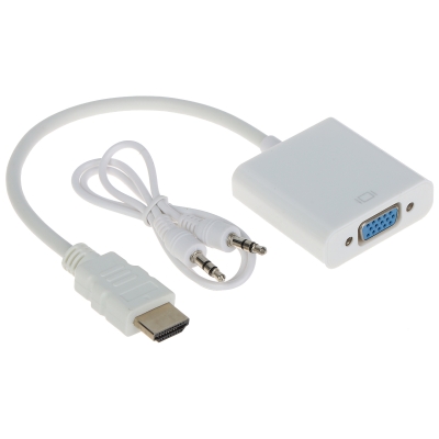 KONWERTER HDMI/VGA+AU-ECO-3