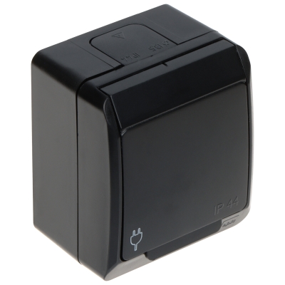 GNIAZDO NATYNKOWE POJEDYNCZE HERMES/0321-09/EPN 250 V AC 16 A IP44 Elektro-Plast