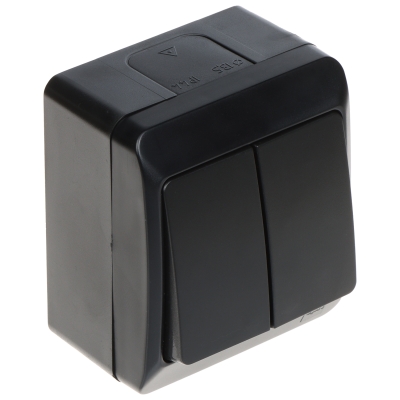 ŁĄCZNIK ŚWIECZNIKOWY PODWÓJNY HERMES/0332-09/EPN 250 V 10 A Elektro-Plast