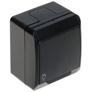 GNIAZDO NATYNKOWE POJEDYNCZE HERMES/0321-09/EPN 250 V AC 16 A IP44 Elektro-Plast