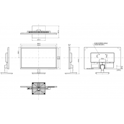 MONITOR VGA, HDMI, DP, AUDIO IIYAMA-E2483HSU-B5 24 
