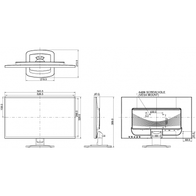 MONITOR HDMI, DVI, VGA, AUDIO IIYAMA-X2481HS-B1 23.6 