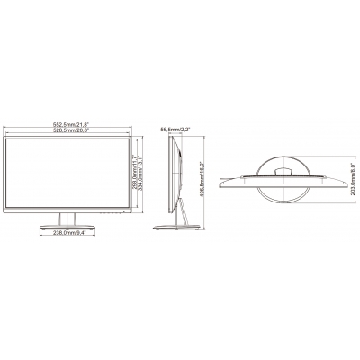 MONITOR VGA, HDMI, DP, AUDIO IIYAMA-X2483HSU-B3 23.8 