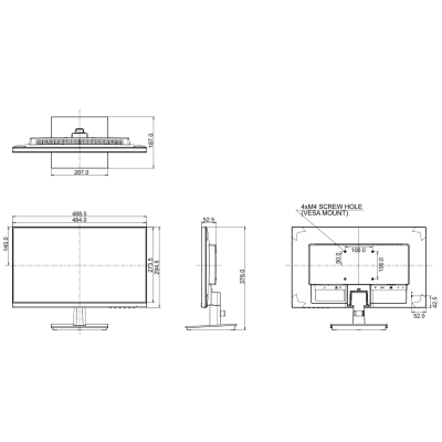 MONITOR VGA, HDMI, DP, AUDIO IIYAMA-XU2294HSU-B1 21.5 