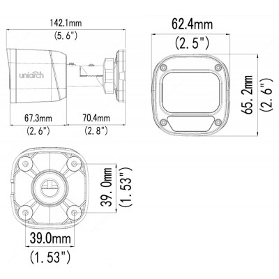 KAMERA IP IPC-B113-PF40 - 3 Mpx 4 mm UNIARCH