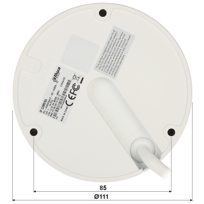 KAMERA WANDALOODPORNA IP IPC-HDBW3841E-AS-0280B-S2 WizSense - 8.3 Mpx, 4K UHD 2.8 mm DAHUA