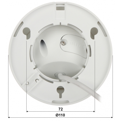 KAMERA IP IPC-HDW2239T-AS-LED-0280B-S2 Full-Color - 1080p 2.8 mm DAHUA