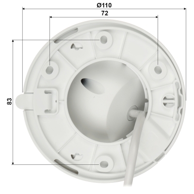 KAMERA IP IPC-HDW2241T-S-0280B WizSense - 1080p 2.8 mm DAHUA