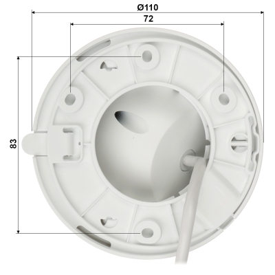 KAMERA IP IPC-HDW2249T-S-IL-0280B WizSense - 1080p 2.8 mm DAHUA