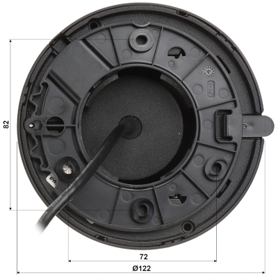 KAMERA IP IPC-HDW2431TM-AS-0280B-S2-BLACK - 4 Mpx 2.8 mm DAHUA