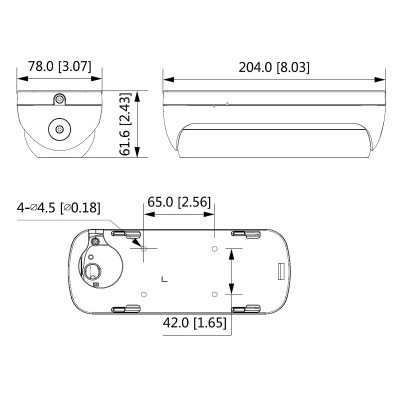KAMERA IP IPC-HDW8341X-3D-0360B-S2 - 3 Mpx, 3.6 mm DAHUA