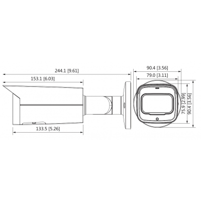 KAMERA IP IPC-HFW1230T-ZS-2812-S4 - 1080p 2.8 ... 12 mm - <strong>MOTOZOOM </strong>DAHUA