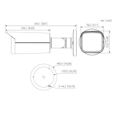 KAMERA IP IPC-HFW2541T-ZAS-27135-BLACK WizSense - 5 Mpx 2.7 ... 13.5 mm - <strong>MOTOZOOM </strong>DAHUA