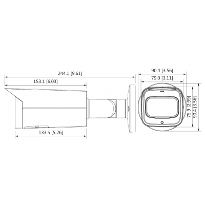 KAMERA WANDALOODPORNA IP IPC-HFW2831T-ZAS-27135-S2 - 8.3 Mpx 4K UHD 2.7 ... 13.5 mm - <strong>MOTOZOOM </strong>DAHUA
