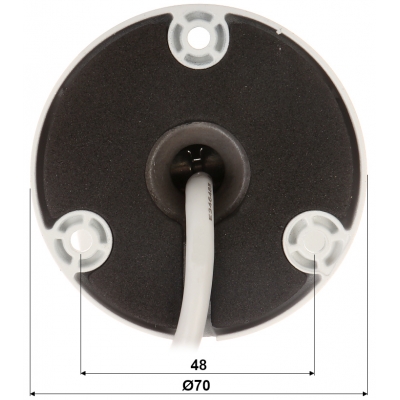 KAMERA IP IPC-HFW3549E-AS-LED-0360B Full-Color - 5 Mpx 3.6 mm DAHUA