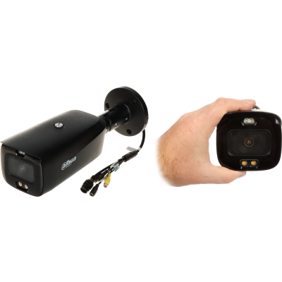 KAMERA IP IPC-HFW3849T1-AS-PV-0360B-S5-BLACK TiOC Full-Color - 8.3 Mpx 4K UHD 3.6 mm DAHUA
