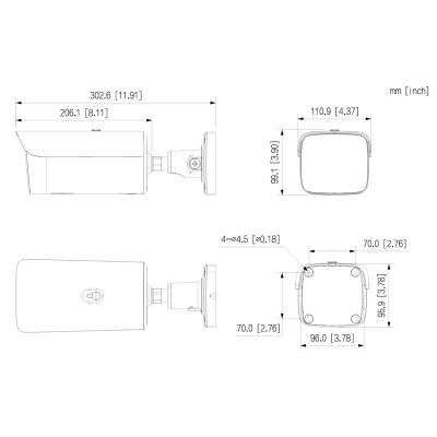 KAMERA IP IPC-HFW5859Z-ZHE-PV-2712-PRO WizMind - 8 Mpx 2.7 ... 12 mm DAHUA