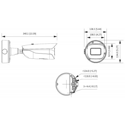KAMERA WANDALOODPORNA IP IPC-HFW7442H-ZFR-2712F-DC12AC24V - 4 Mpx, 2.7 ... 12 mm - <strong>MOTOZOOM </strong>DAHUA