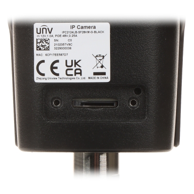 KAMERA IP IPC2124LB-SF28KM-G-BLACK - 3.7 Mpx 2.8 mm UNIVIEW