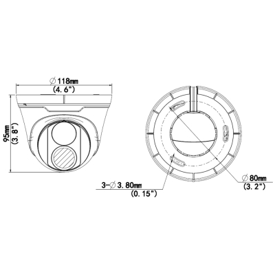KAMERA IP IPC3612LB-SF28-A - 1080p 2.8 mm UNIVIEW