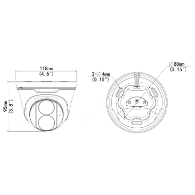 KAMERA IP IPC3615LE-ADF28K-G - 5 Mpx 2.8 mm UNIVIEW