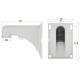 KAMERA IP SZYBKOOBROTOWA ZEWNĘTRZNA IPC6424SR-X25-VF-B - 4 Mpx 4.8 ... 120 mm UNIVIEW